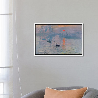 Impression: Sunrise, 1872 by Claude Monet - Painting on Canvas