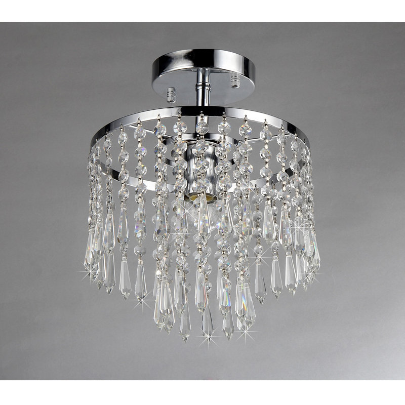 Dawniel Crystal Semi Flush Mount