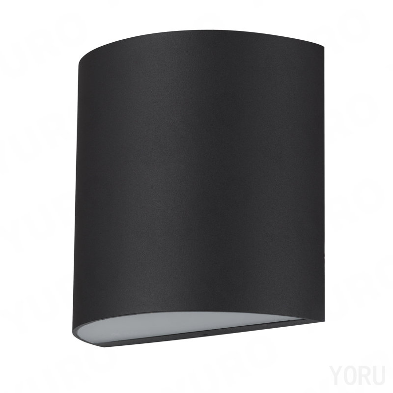 Applique murale DEL sable noir, Black