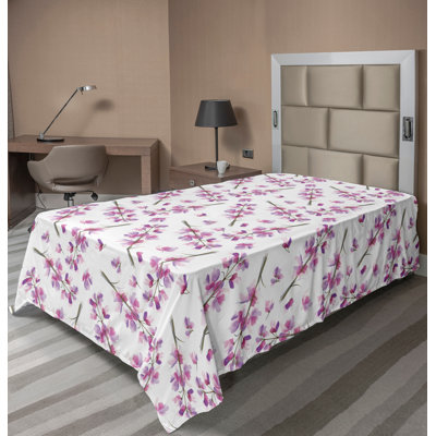 Ambesonne Print Top Flat Sheet