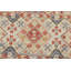Kazak One-of-a-Kind 7'0" X 7'0" New Age Round Wool Area Rug in Multicolor