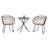 3-Piece Outdoor Wicker Bistro Set