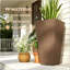 Jardinières chics, ensemble de 2 jardinières à fleurs, jardinières hautes d'extérieur-528803686