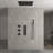 Thermostatic Complete Rainfall Shower System with Rough in-Valve and Body Spray-90878902