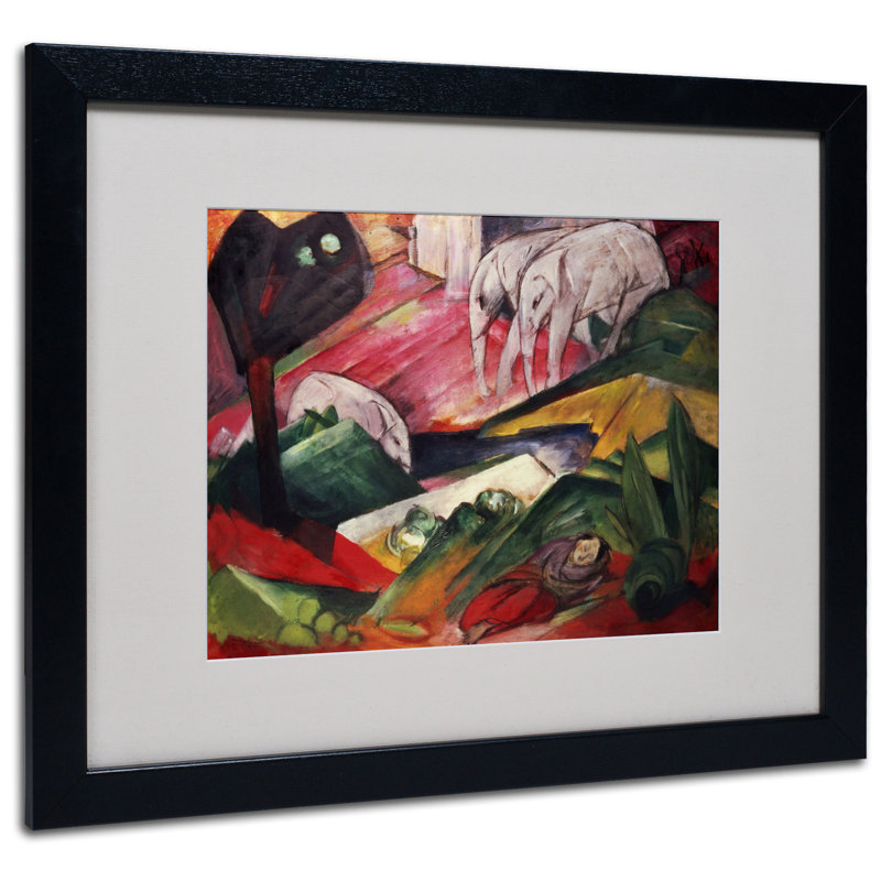 « the rêve », reproduction sur toile encadrée, H 11 po x l 14 po x P 0,5 po, Noir