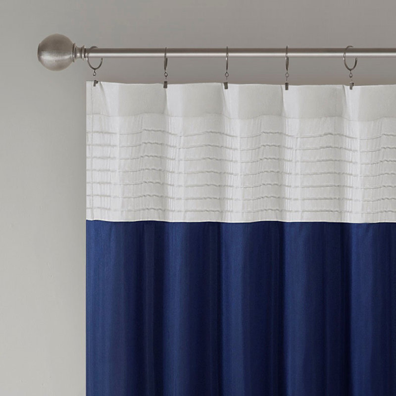 Polyoni Pintuck Window Curtain Panel (Single Piece)