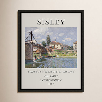 Old Masters Collection "The Bridge at Villeneuve" Print