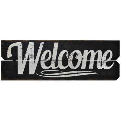 Décoration murale « welcome »