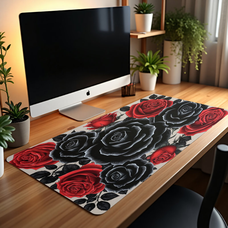 Polyester Desk Pad, 14.4x12.1