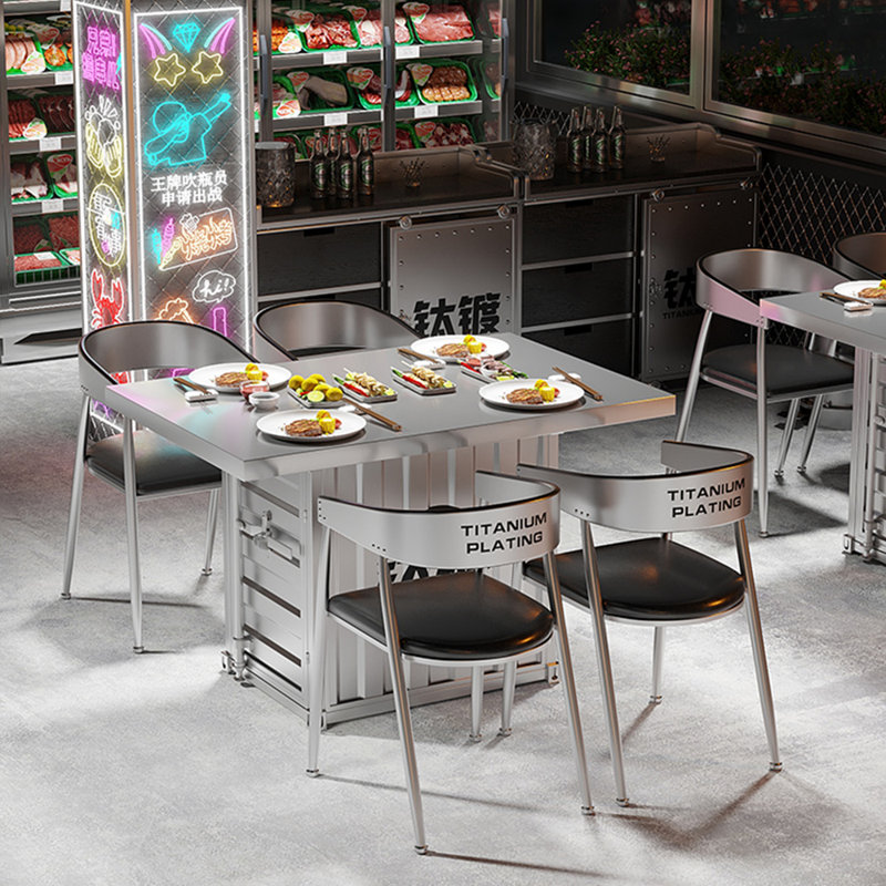 Katileya Pedestal Dining Set, 29.6"H x 47.3"L x 31.5"W