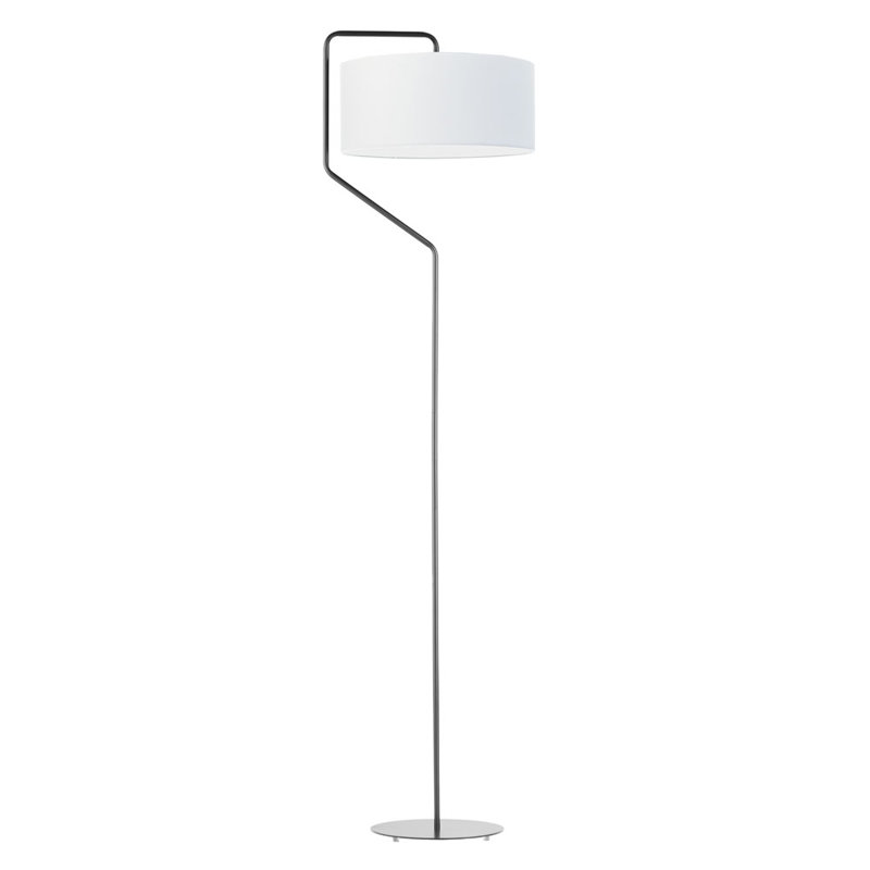 Eleanore 156cm Traditional Floor Lamp, White