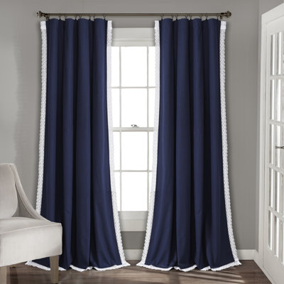 Semi Sheer Curtain Pair