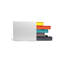 5 Drawer Unit Desktop Drawer Set with 5 Colour Coded Draws Box Files for Paper Storage