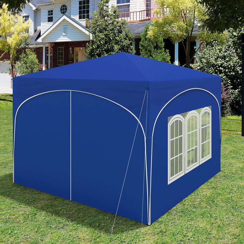 Choncey 3m x 3m Metal Pop-up Gazebo, Blue