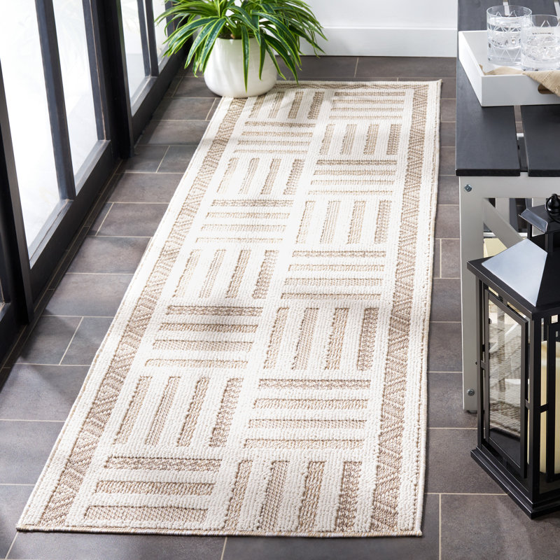 Daevon Performance Geometric Rug, Runner 2'2" x 8'