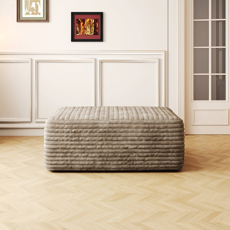 Repose-pieds d'intérieur rembourré, Chameau