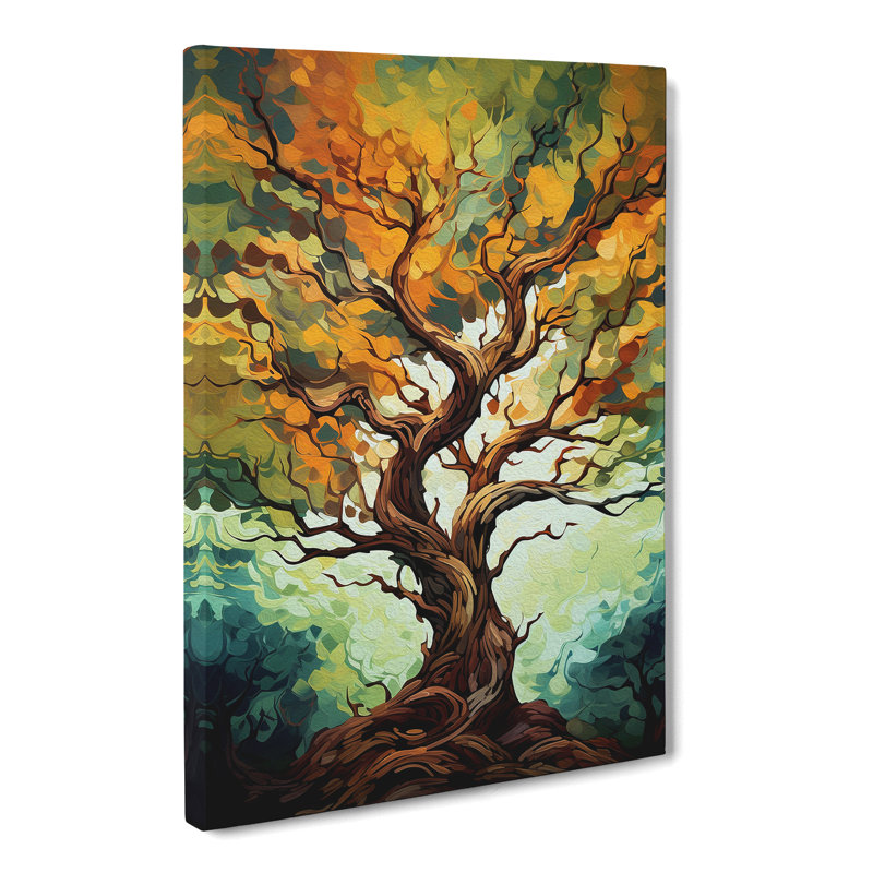 Tree Gestural - Print, 76cm H x 50cm W x 3cm D