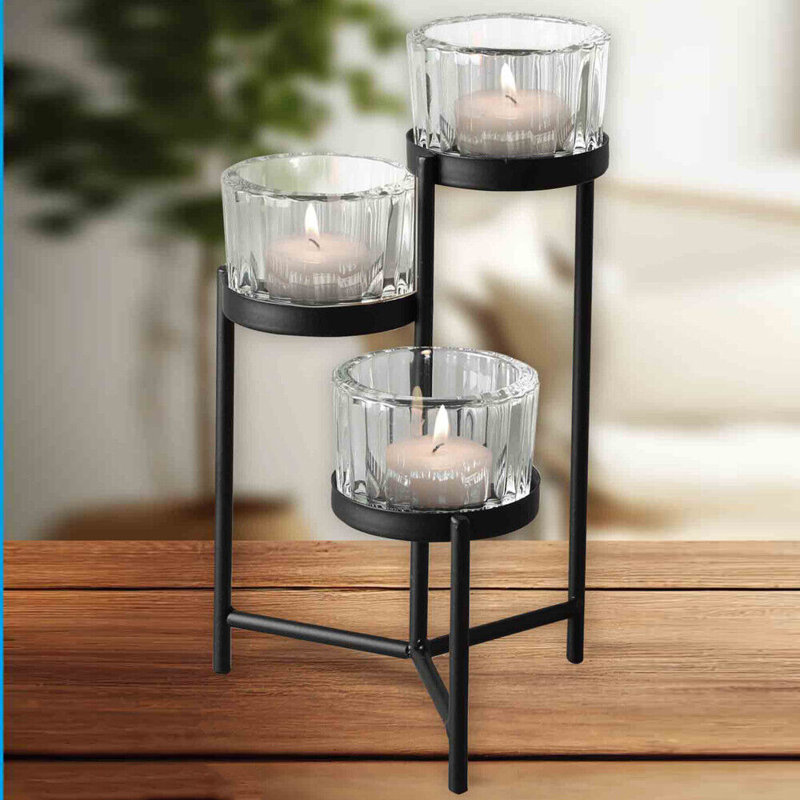 Metal Tabletop Candelabra