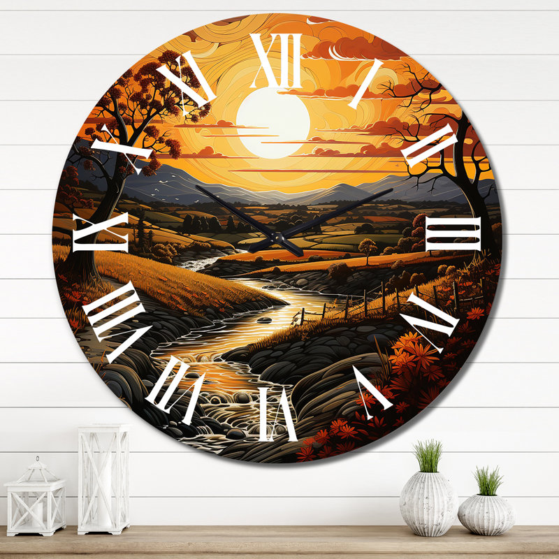 Horloge murale Sharene, Très grand
