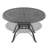 5-Piece Set Of Cast Aluminum Patio Furniture With Brown Cushions-83750528-83750529