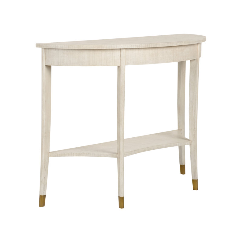 Console en bois massif 44 po Oaklee