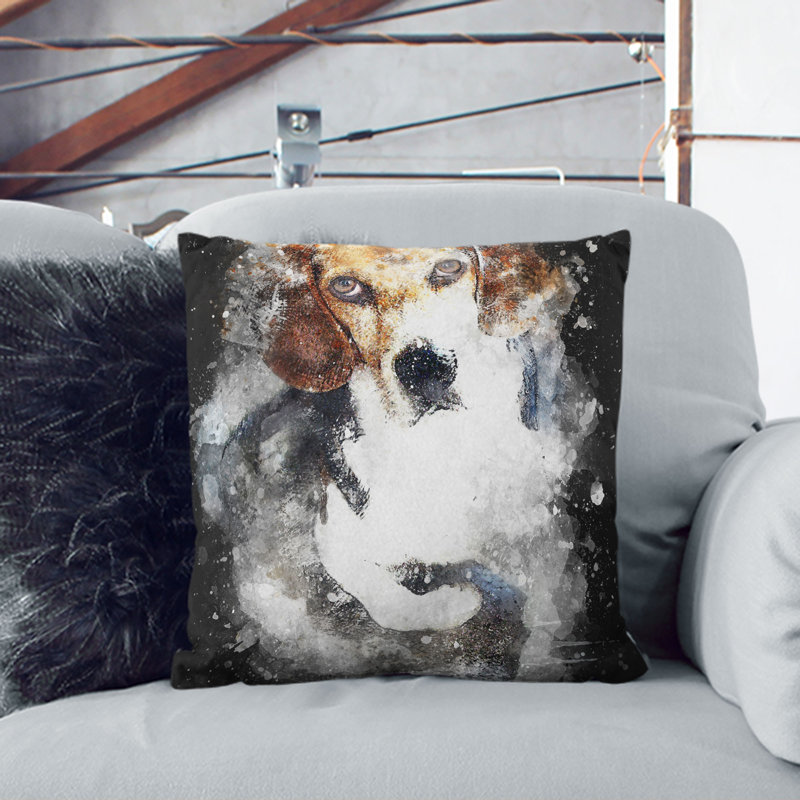 Square Throw Cushion, 55cm H x 55cm W x 20cm D