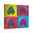 " Halftone Flip Flops " 4 - Pieces-93821937