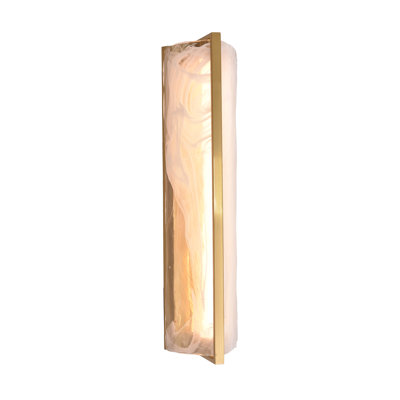 Mingle 1-Light Tall Wall Sconce - Satin Brass