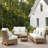 Outdoor Chair Cushions 24 x 24  x 6  Inch, Outdoor Replacement Cushion Set, Back & Seat Patio Cushions for Outdoor Furniture,  Weather Resistant Patio Chair Cushions with Removable Cover and Straps, Navy Blue-1592333767-1579756230