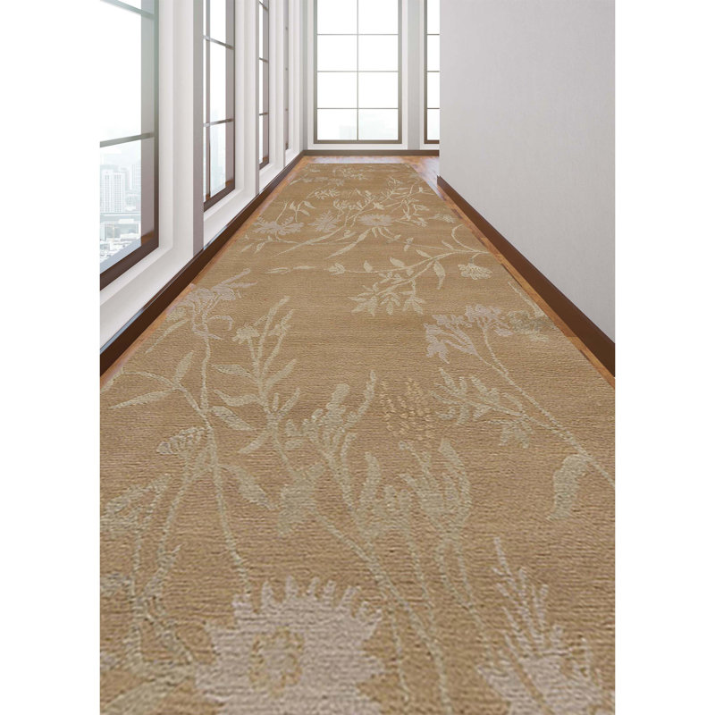 Floral Area Rug, Runner 3' x 10'
