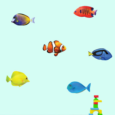Nautical & Beach Non-Wall Damaging Wall Decal