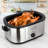 MegaChef 22 Quart Electric Roaster Oven with High Dome Self-Basting Lid