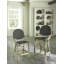 Dartavius Counter Stool - Black/beige