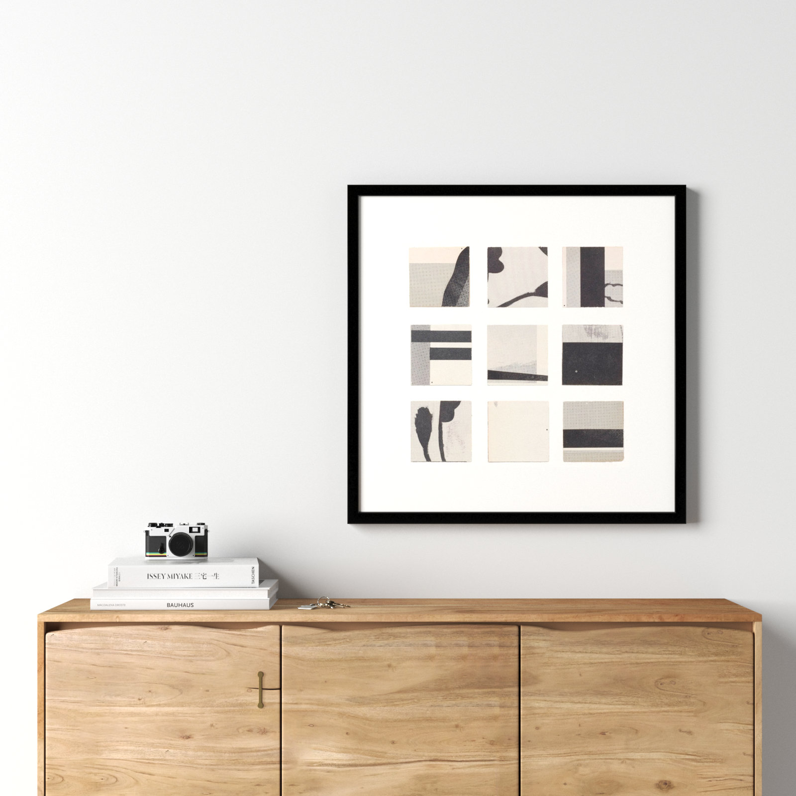 Lise "Pinpoint" Print, Black, 30" H x 30" W x 1.25" D