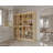 Palace Imports 100% Solid Wood Pantry China Cabinet, Clear Glass Doors, Adjustable Shelves, 48.5" Wide, 71.5" Tall-1629822324