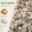 9 Ft Artificial Christmas Tree With 750 Clear Lights For Home /Office /Holiday