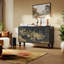 Armoire de rangement moderne et simple en bois massif