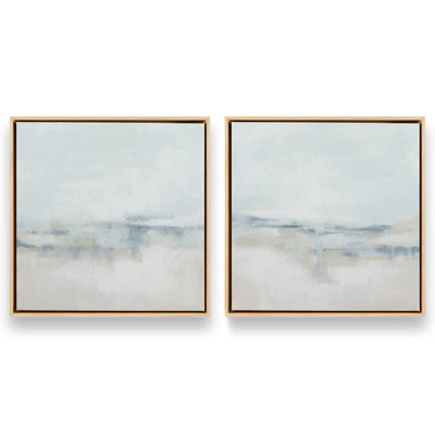 Ensemble de 2 nuances de rivage nuageux