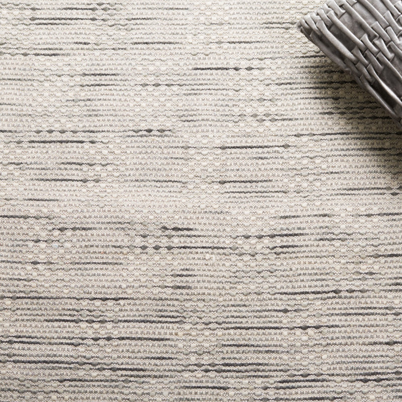 Tapis gris / beige en laine / coton tissé à la main Laureldale, Rectangle 3 pi x 5 pi