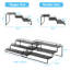 Freestanding Spice Rack with Adjustable Racks