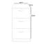 Effie 48 cm W 3 -Drawer Mobile Filing Cabinet-17263770