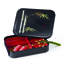 Boîte à bento en mélamine avec couvercle GET 171-F, 4 compartiments, noir (ensemble de 12)