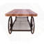 Table basse en chêne et gris antique