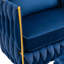Chaise d'appoint avec fauteuil repose-pieds capitonné-341594810