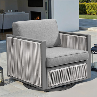 Trinie Outdoor Glider Chair by Latitude Run