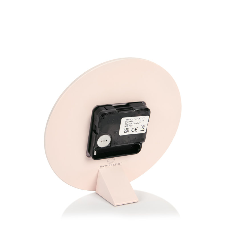 Arabic Mantel Clock Shy 6", Pink
