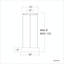 Luminaire suspendu tambour 1 lumière Gilt-13695255