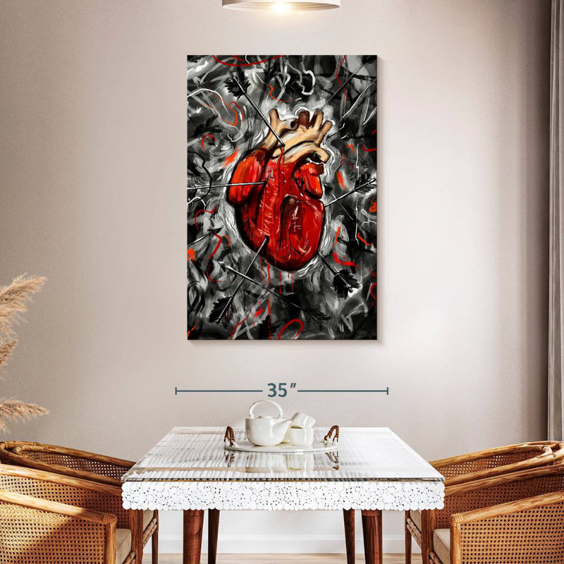 Hardie Heart And Arrows, 48" H x 32" W