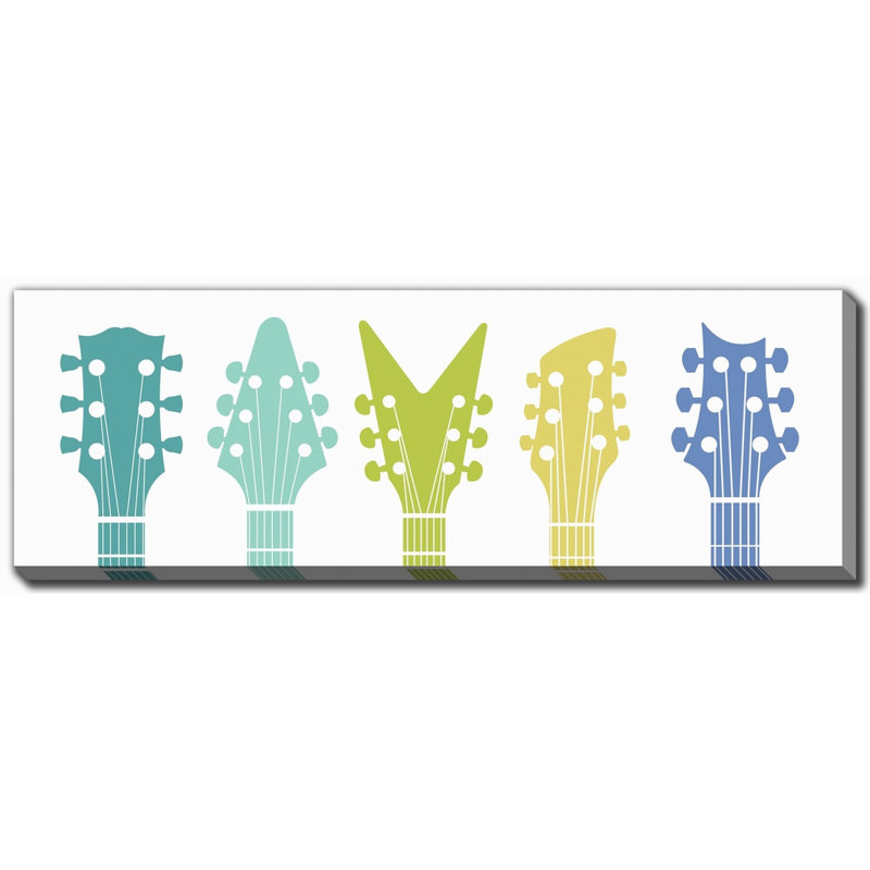 Art mural sur toile Gradient Groove, H 20 po x l 60 po