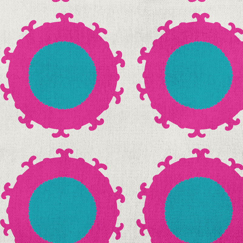 Coussin lombaire intérieur / extérieur Pan Bubbles, Bleu Explorer